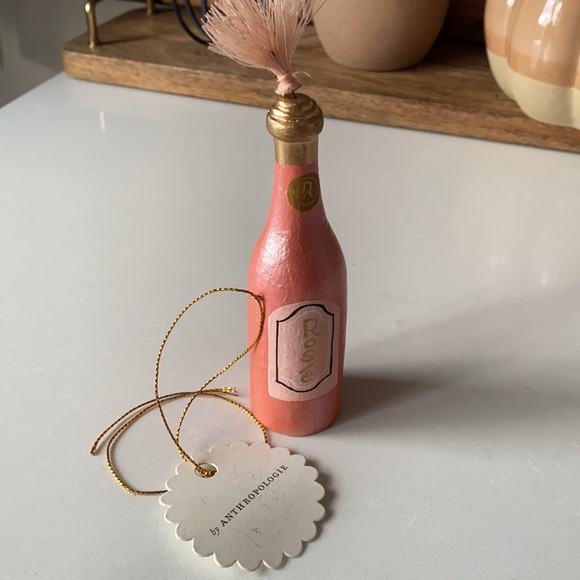 ❤️… Anthropologie Christmas Rosè Pink Ornament - Picture 3 of 4